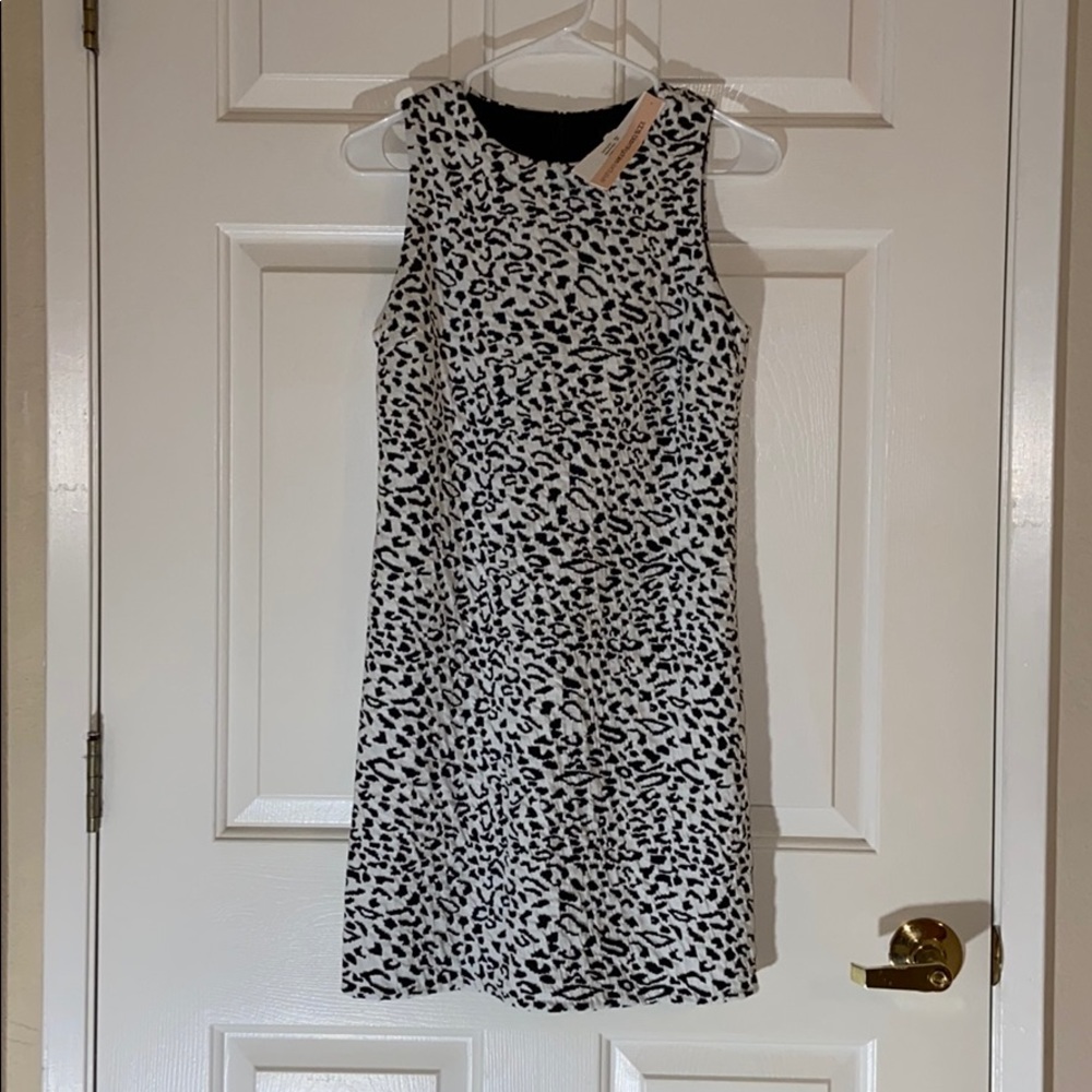 Bloomingdales Aqua Sheath Sleeveless Dress